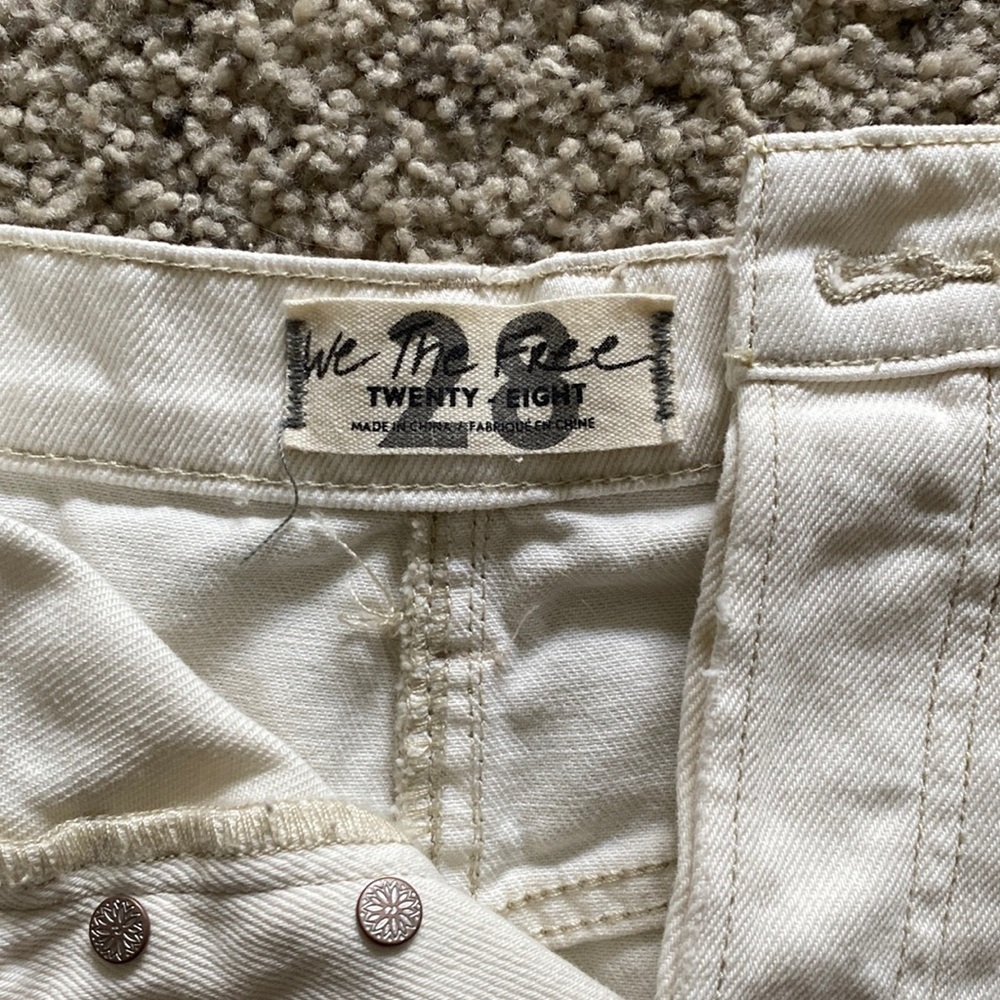 Free people denim skirt